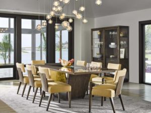 Beautiful Dining room Furniture with Lighting